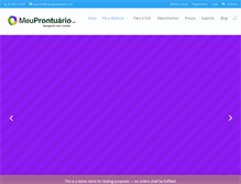 Tablet Screenshot of meuprontuario.net